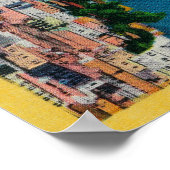 Russische Hill Skyline met Poster (Hoek)