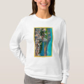 Russische Hill Skyline met T-shirt (Voorkant)