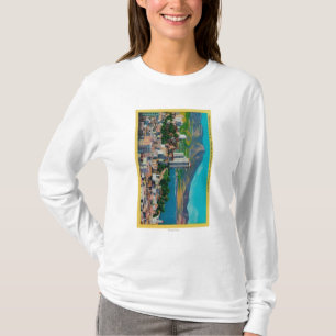 Russische Hill Skyline met T-shirt