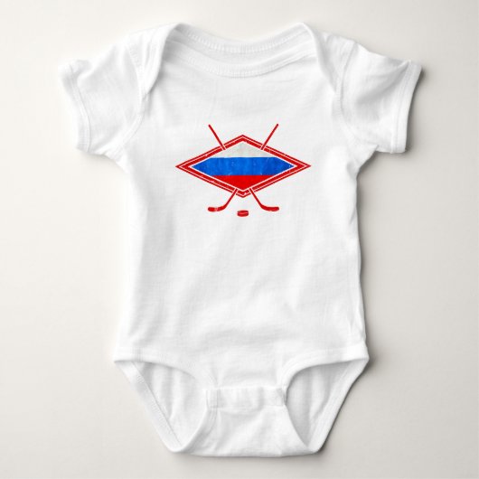 Russische ijshockeyvlag romper (Voorkant)