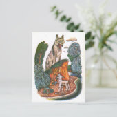  Russische illustraties, Aesop's fabels 11 Briefkaart (Staand voorkant)