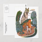  Russische illustraties, Aesop's fabels 11 Briefkaart (Voorkant / Achterkant)