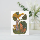 Russische illustraties, Aesop's fabels 12 Briefkaart (Staand voorkant)