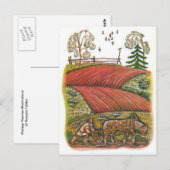  Russische illustraties, Aesop's fabels 2 Briefkaart (Voorkant / Achterkant)