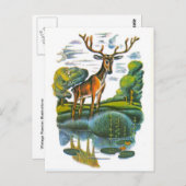 Russische illustraties, Aesop's fabels 4 Briefkaart (Voorkant / Achterkant)