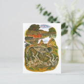  Russische illustraties, Aesop's fabels 6 Briefkaart (Staand voorkant)