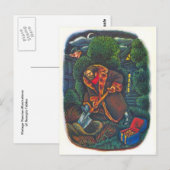  Russische illustraties, Aesop's fabels 7 Briefkaart (Voorkant / Achterkant)