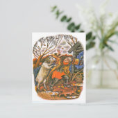  Russische illustraties, Aesop's fabels 9 Briefkaart (Staand voorkant)
