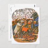  Russische illustraties, Aesop's fabels 9 Briefkaart (Voorkant / Achterkant)