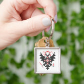 RUSSISCHE IMPERIËLE TWEE-KOPELEGELS SLEUTELHANGER (Hand)