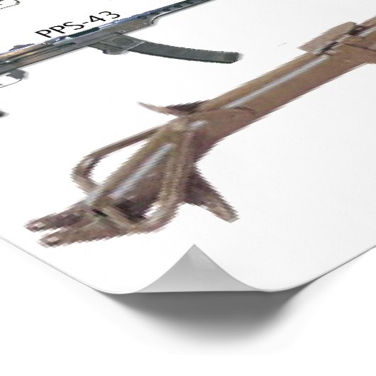 Russische infanteriewapens van WW2 Poster (Hoek)