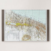 Russische kaart van Palestina 1900 Legpuzzel (Horizontaal)