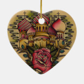 Russische kerk keramisch ornament (Achterkant)