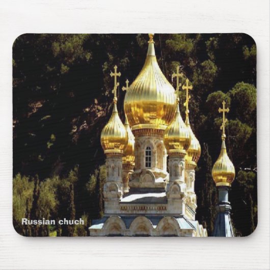 Russische kerk, mousepad muismat (Voorkant)