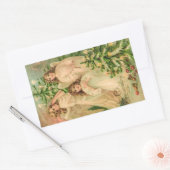 Russische kerstAngels Rechthoekige Sticker (Envelop)