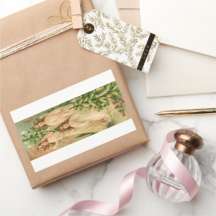  Russische kerstAngels Rechthoekige Sticker