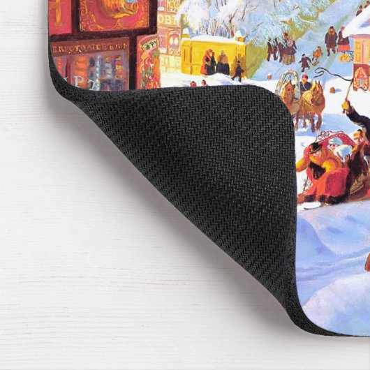 Russische kerstcadeau muismat (Hoek)