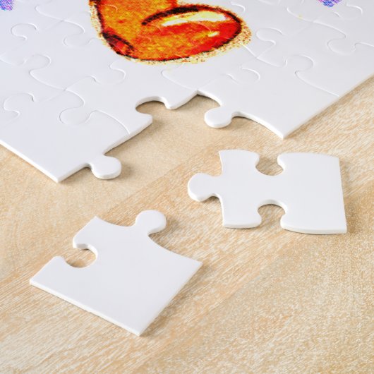 Russische kerstkunst legpuzzel (Zijkant)