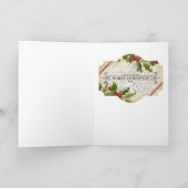 Russische Kerstmis Feestdagen Kaart (Binnen)