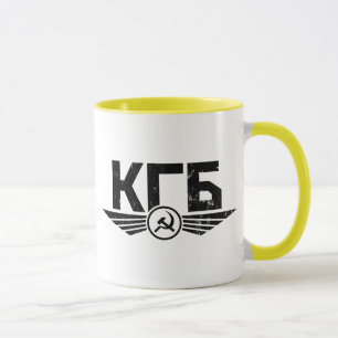 Russische KGB Emblem-Mok Mok