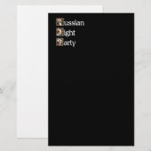 Russische Khokhloma-partij Briefpapier (Voorkant / Achterkant)
