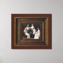 Russische Koninklijke Martelaars Romanov Canvas Pr Afdruk