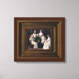 Russische Koninklijke Martelaars Romanov Canvas Pr Afdruk