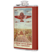 Russische luchtvaartpropagandaklas Heupfles (Links)