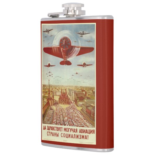  Russische luchtvaartpropagandaklas Heupfles (Links)
