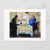 Russische Mannen in Tea Briefkaart (Voorkant)