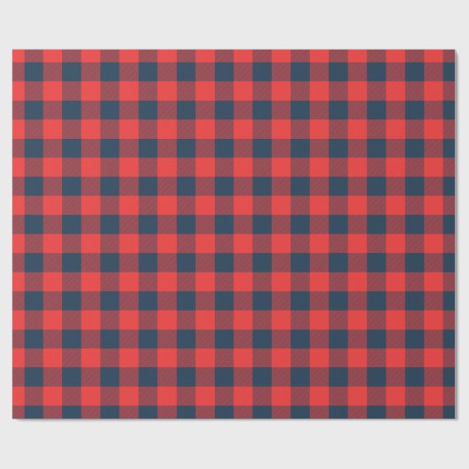 Russische marine en rode buffel cheque cadeaupapier (Vlak)