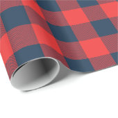 Russische marine en rode buffel cheque cadeaupapier (Rol Hoek)