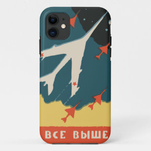  russische matchboxadvertenties (CCCP Jet Fighters iPhone 11 Hoesje