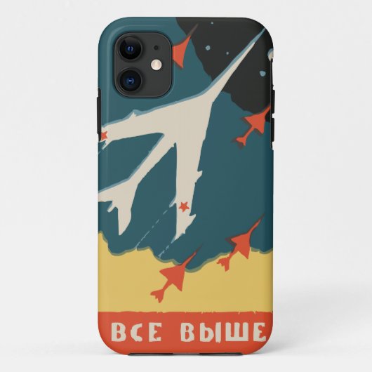 russische matchboxadvertenties (CCCP Jet Fighters Case-Mate iPhone Case (Achterkant)