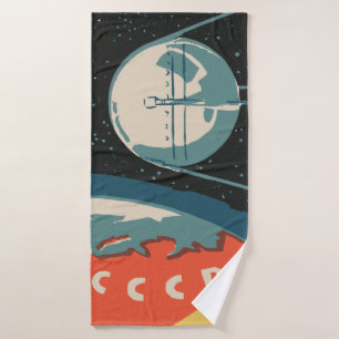  russische matchboxadvertenties (CCCP-raketlanceri Badhanddoek