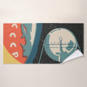 russische matchboxadvertenties (CCCP-raketlanceri Badhanddoek (Badhanddoek)