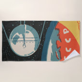  russische matchboxadvertenties (CCCP-raketlanceri Strandlaken (Voorkant)