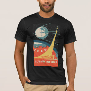  russische matchboxadvertenties (CCCP-raketlanceri T-shirt