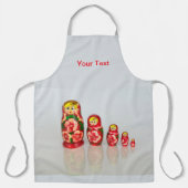 Russische Matryoshka Dolls personaliseren Schort (Voorkant)