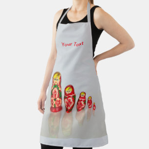 Russische Matryoshka Dolls personaliseren Schort