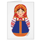 Russische Matryoshka Kaart (Voorkant)