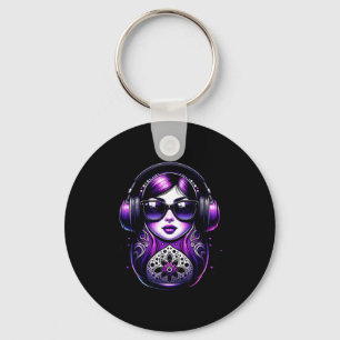 Russische Matryoshka Muziek Rusland Russische Matr Sleutelhanger