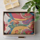 Russische Matryoshka Nesting Dolls Bloemen Decoupa Tissuepapier (Geschenk)