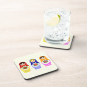 Russische matryoshka nestpoppen drankjes onderzetter (Rechterzijde)