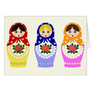 Russische matryoshka-poppen