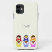 Russische matryoshka-poppen Case-Mate iPhone case (Achterkant)