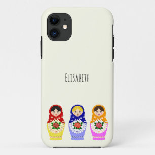 Russische matryoshka-poppen iPhone 11 hoesje