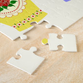 Russische matryoshka-poppen legpuzzel (Zijkant)