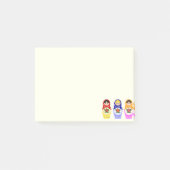 Russische matryoshka-poppen post-it® notes (Voorkant)