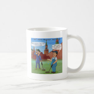 Russische metalen grappige cadeaus van Rick London Koffiemok